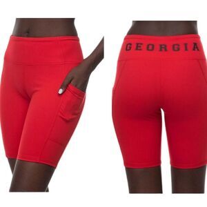 ☔️🔸️NWT Red "Georgia" Bulldogs Bike Athletic Shorts Medium